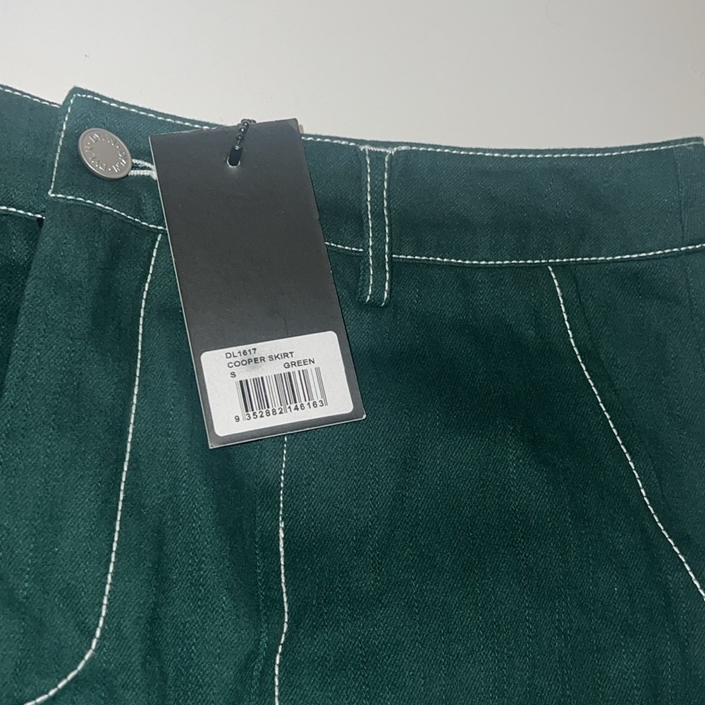 NWT BYDLYN GREEN COOPER SKIRT - Picture 4 of 4